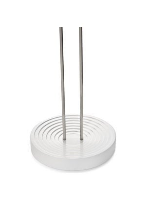 KOHLER Paper Towel Holder with Weighted Base  Tension Loop  Quick One Handed Tear  (Fits Standard and Oversized Rolls)  Charcoal