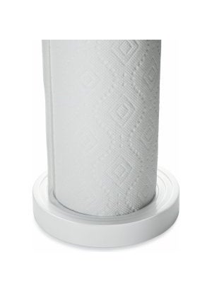 KOHLER Paper Towel Holder with Weighted Base  Tension Loop  Quick One Handed Tear  (Fits Standard and Oversized Rolls)  Charcoal