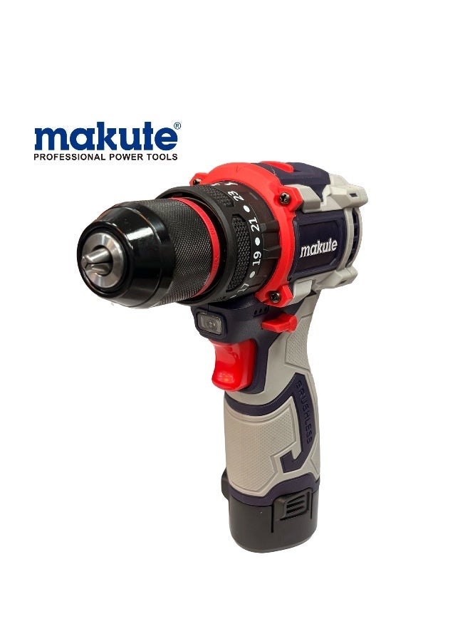 makute Cordless impact drill 10mm, 2 Battery - Image 1