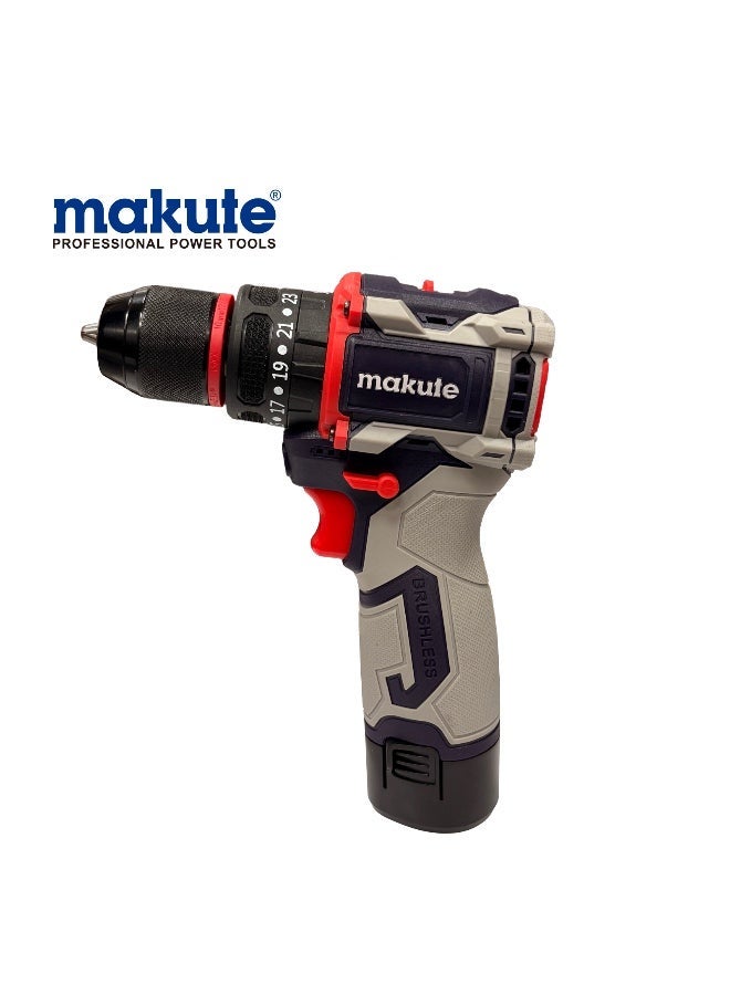 makute Cordless impact drill 10mm, 2 Battery - Image 5