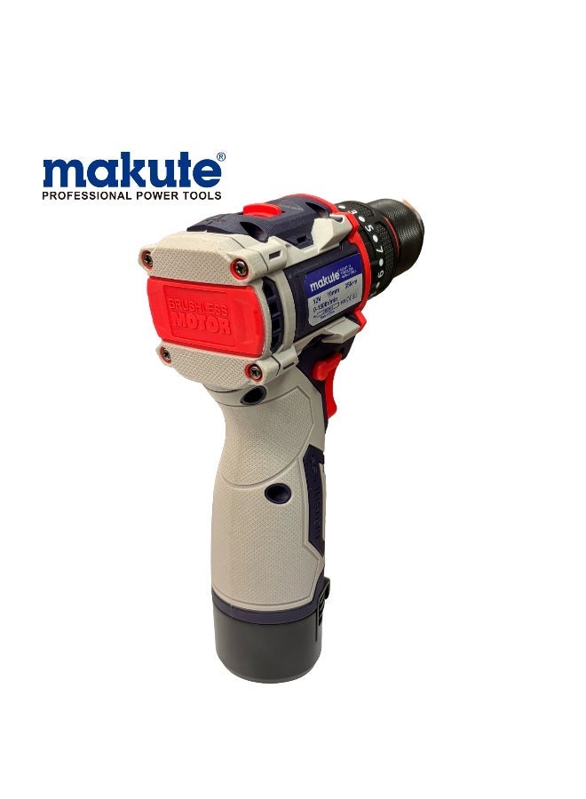 makute Cordless impact drill 10mm, 2 Battery - Image 4