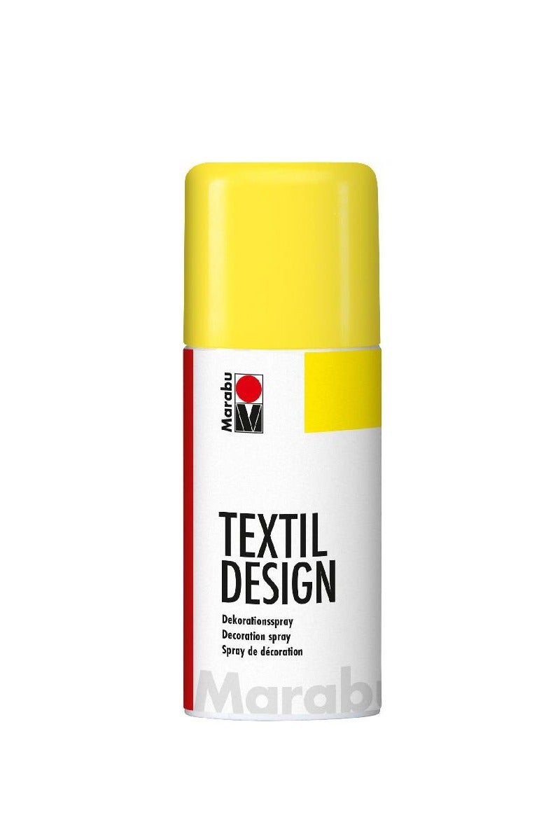Marabu TEXTIL Design Fabric Color Spray Textile Paint Sunshine Yellow150.00 ml