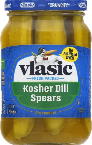Vlasic Kosher Dill Spear Pickles 16 oz - Image 1