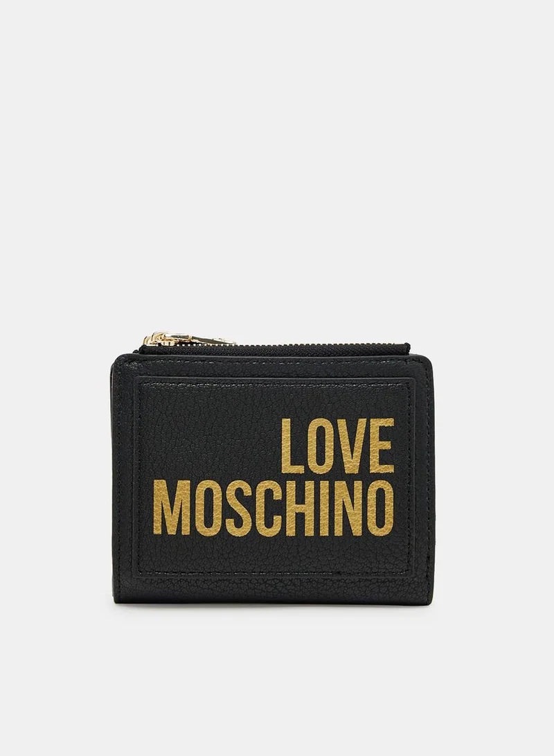 Love Moschino Monogram Bi-Fold Wallet