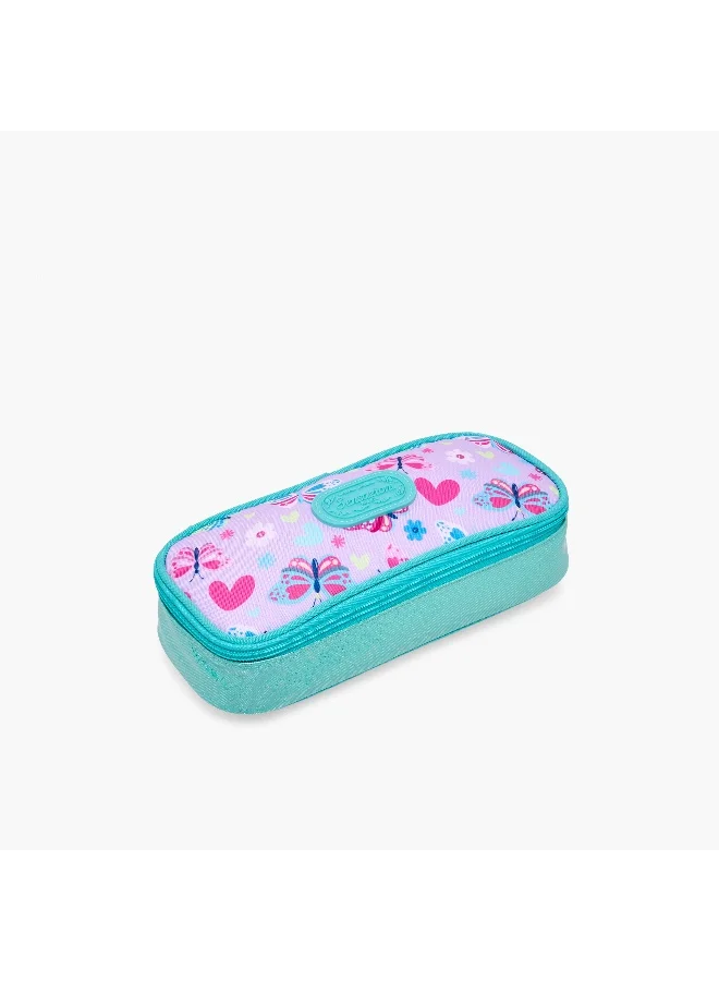 Sensazioni Pouch-1Cmprt-Butterfly-3.5L-Girls (Polyester) Pink \ 23X9.5X5