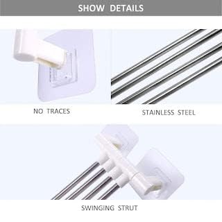 ZINZA Stainless Steel 4 Bar Towel Rack for Bathroom |Towel Holder for Kitchen |Towel Hanger Stand for Wash Basin - Image 4