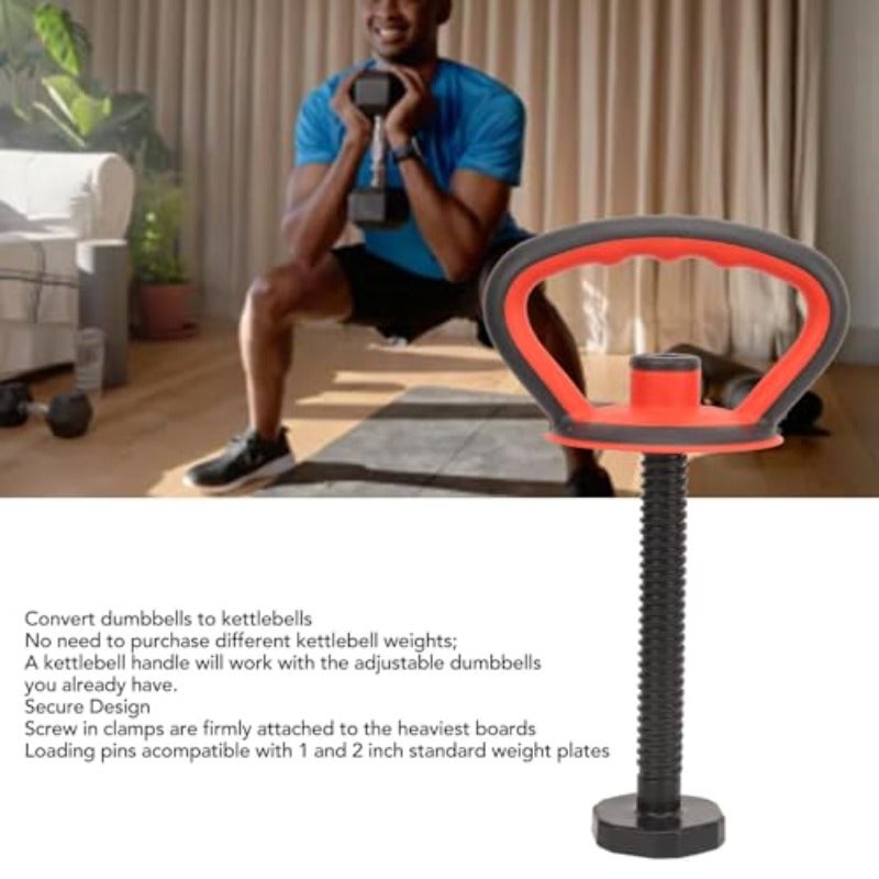 Gernie Adjustable Kettlebell Handle - Ergonomic Multifunctional Anti-Slip Grip for Strength Training Weight Plates - Home Gym and Travel Set of 3 - Image 3