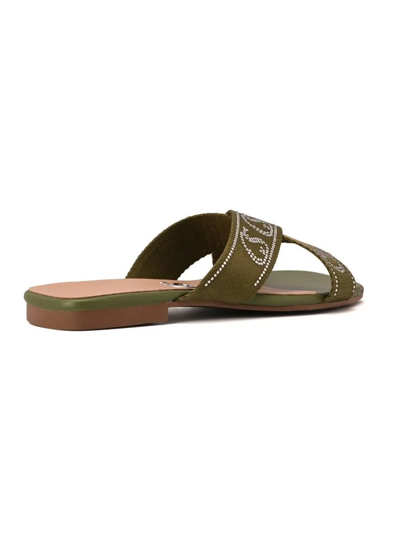 Carmen Steffens  Flat Cristal CS Leaf for Women | Best Price UAE