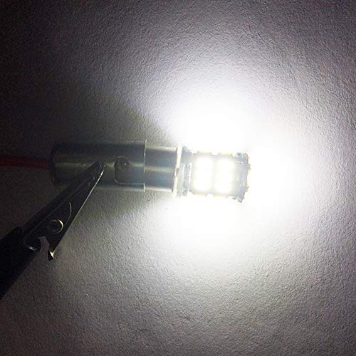 BlyilyB 6-Pack BA9S 3014 30SMD 6000K White BA9 BA9S 53 57 1895 1445 17053 64111 LED Bulbs Side Door Courtesy Lights Cargo Lights Gauge Lights - Image 4
