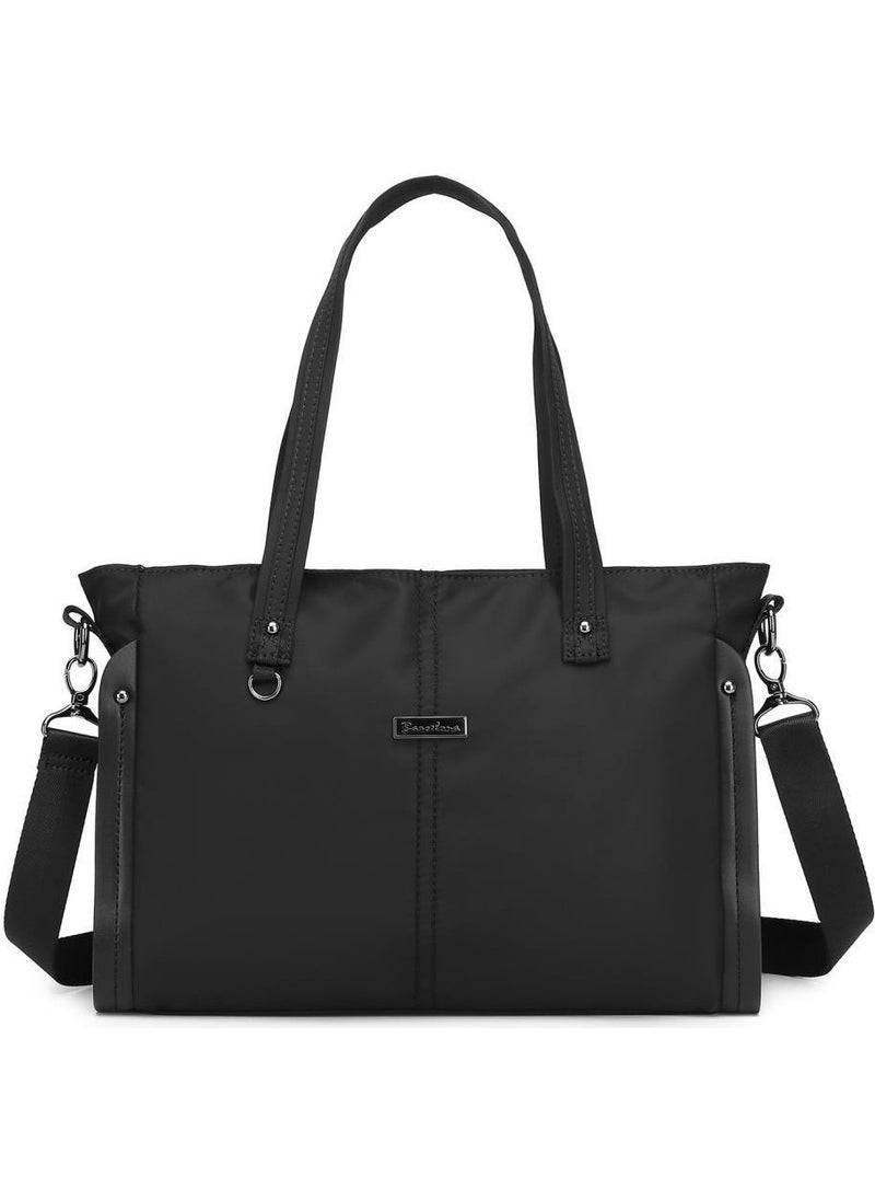 Barcelona - Satin Fabric Women's Shoulder Bag 2138 - Image 1