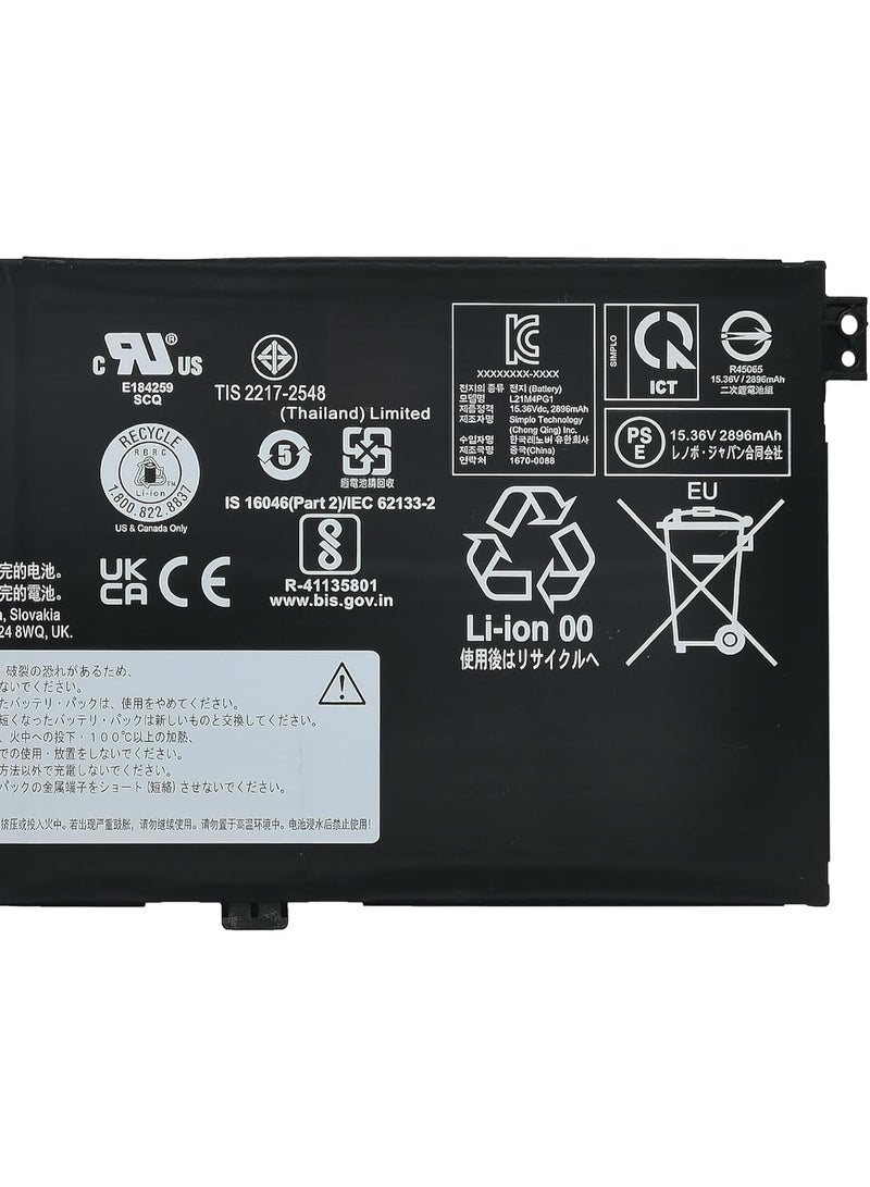 Terabyte لابتوب L21M4PG1 L21L4PG1 .بطارية 46Wh 4 خلايا متوافقة مع لينوڤو ثينك باد L13 جين 3 / ثينك باد L13 - Image 3