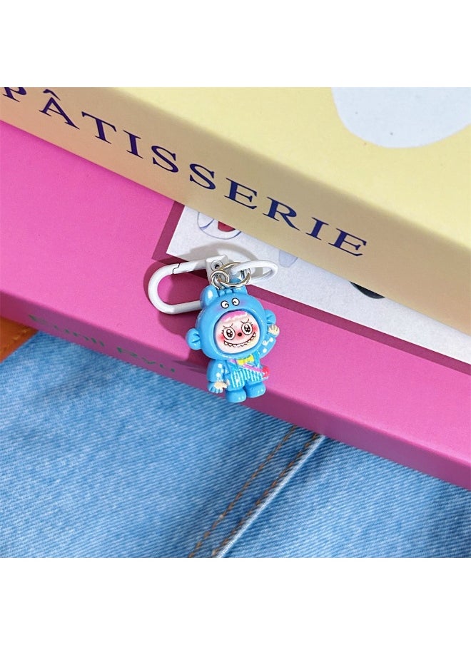 Generic Labubu Keychain Cute Cartoon Doll Girlish Cartoon Pendant Student Accessory 