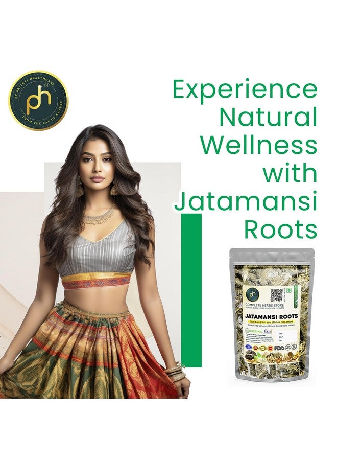 بي اتش جذور الجاتامانسي العضوية لنمو الشعر 50 جم جذور كاملة (مليئة بالزيت بدرجة نظيفة) بال تشاد | ناردوستاتشيس جاتامانسي | سبيكنارد | جذر المسك | لنمو الشعر والعناية به - Image 4