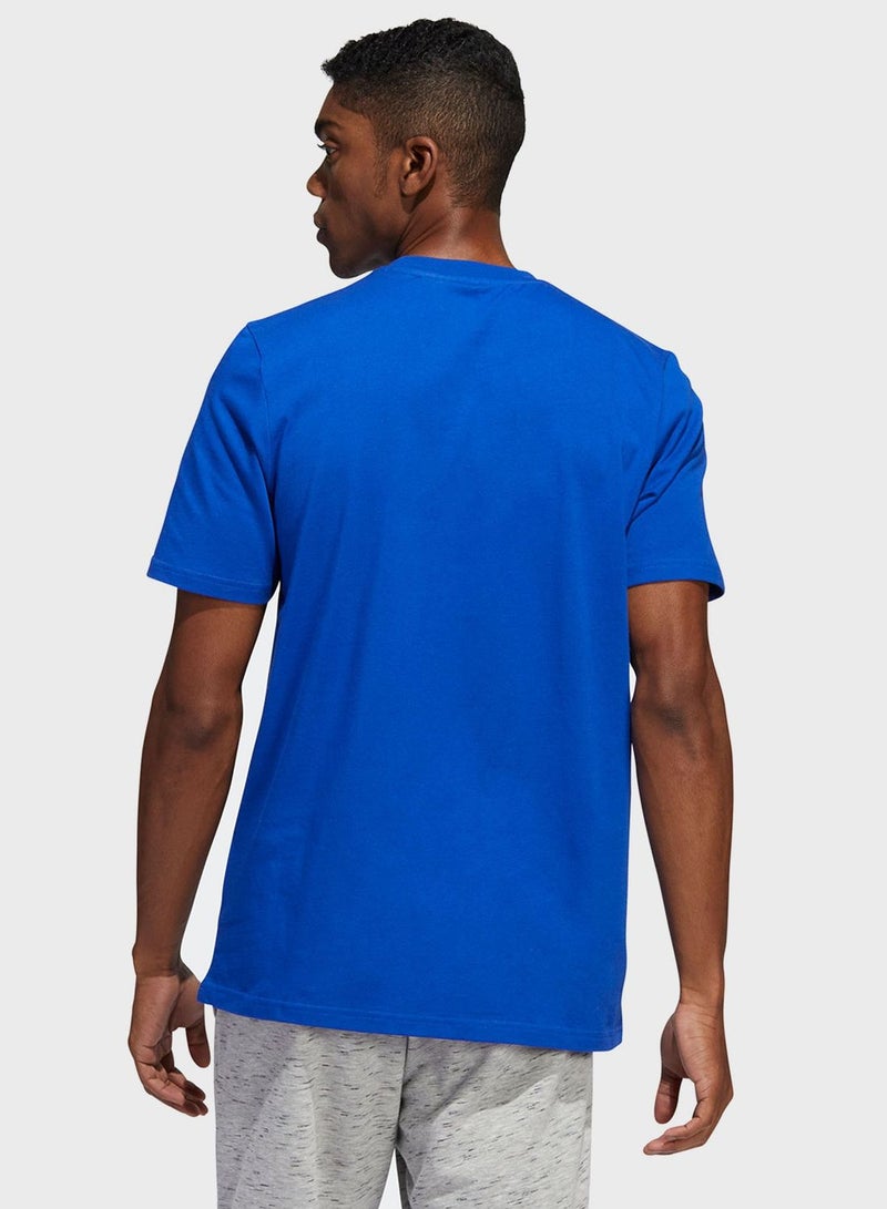 Adidas Positive Aura Badge of Sport Graphic T-Shirt - Image 2