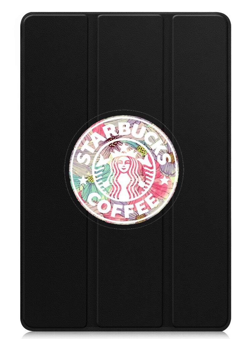 Theodor Protective Flip Case For OnePlus Pad 2 (2024) & OnePlus Pad Pro (2024) With Trifold Stand Auto Wake Sleep Shockproof Cover Starbuck Colorful - Image 1