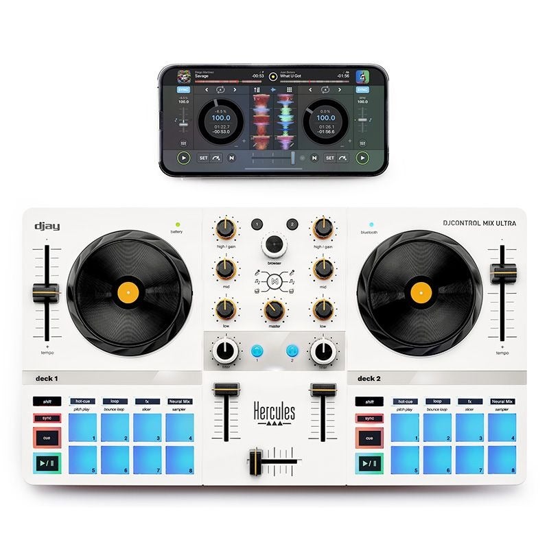 Hercules DJControl MIX Ultra Wireless DJ  Controller - Image 3