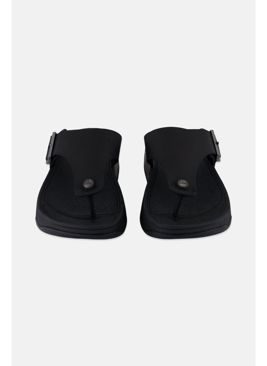 FitFlop Men Trakk II Buckle Open Toe Adjustable Buckle Sandal, Black  - Image 4