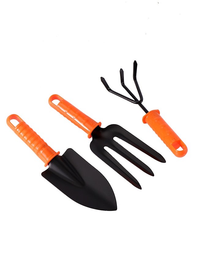 LAWAZIM Garden Tools -3 Piece- Durable Corrosion Resistant Hand Fork Hand Rake and Trowel - Gardening Kit for Planting Soil Cultivation - in Garden Patio Balcony for DIY and Professionals  - Image 3