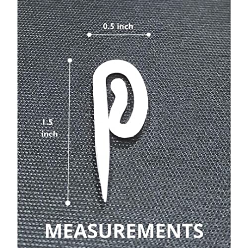 FAPBADRI Fish Hook for Curtain Channel/Track - 50 Pieces - Image 2
