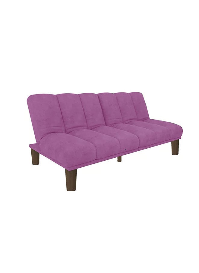 صوفة ديباج سوسو | 3 - مقاعد صوفا من المخمل 180x84x94 سم  - بنفسجي فاتح - Image 2