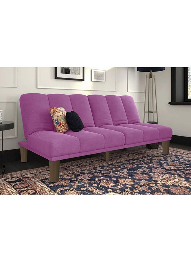 صوفة ديباج سوسو | 3 - مقاعد صوفا من المخمل 180x84x94 سم  - بنفسجي فاتح - Image 1