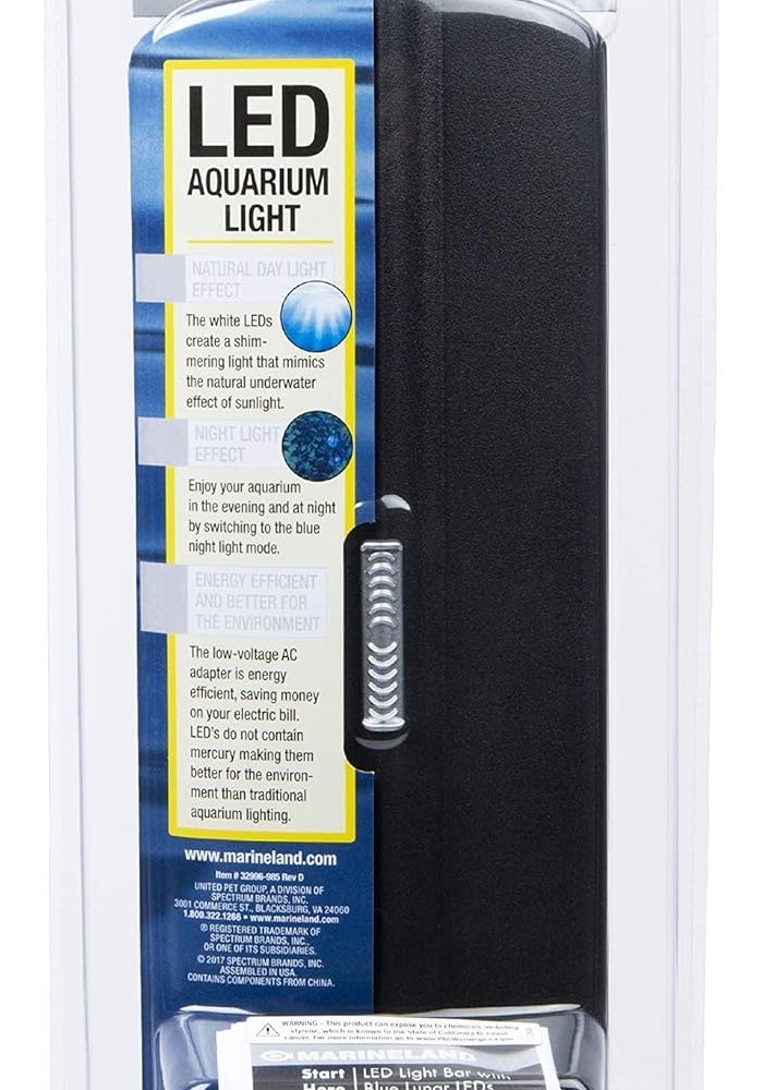 MarineLand ضوء حوض السمك LED مارينلاند 32996 مع تأثير اللمعان الطبيعي للأحواض حتى 30 بوصة - Image 2