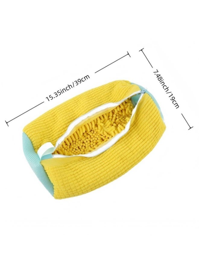 1-Pack Shoe Washing Machine Bag for Laundry&Dryer-Reusable Shoe Bag for Washing Machine with Premium Fluffy Lining, 360° Cleaning&Protection for Sneakers/Athletic Shoes/Delicate Footwear - Image 2