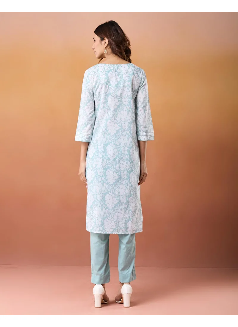 Fabindia Printed Pant & Kurta Set