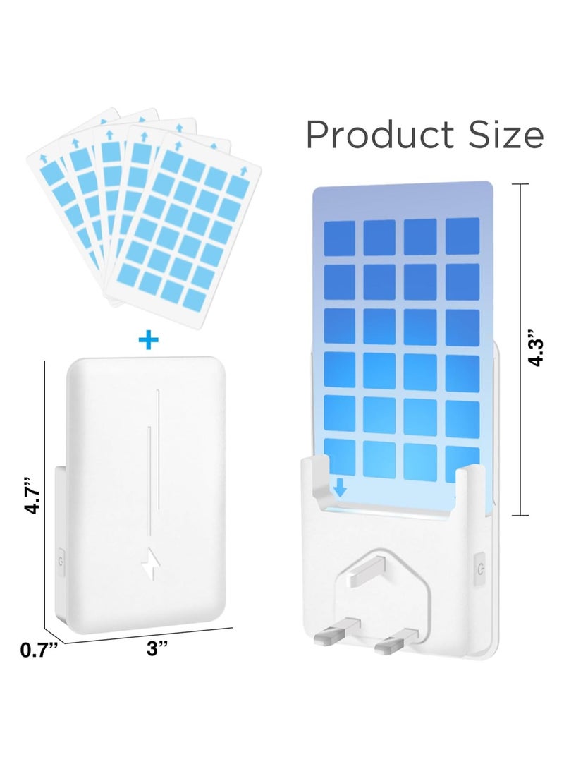 2 Pack Flying Insect Trap Plug-in Mosquito Killer Indoor Gnat Moth Catcher Fly Tapper with Night Light UV Attractant Catcher for Home Office