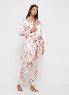 ELLA 4 Piece Printed Pyjama Set  - Image 1