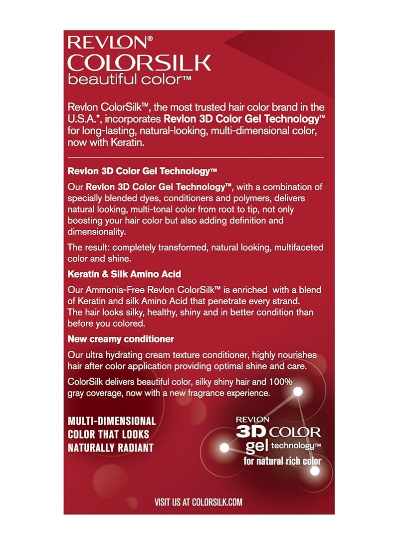 Revlon ريفلون لون حريري 47 بني متوسط غني - Image 2