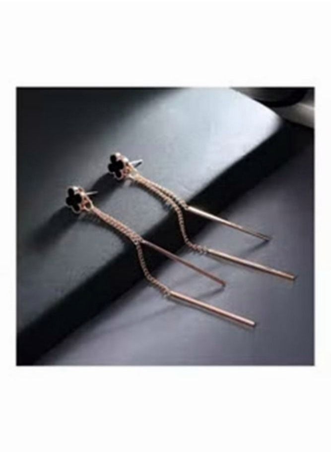 RedMapleTEK Gracefully Women's Long Tassel Earrings  - Image 2