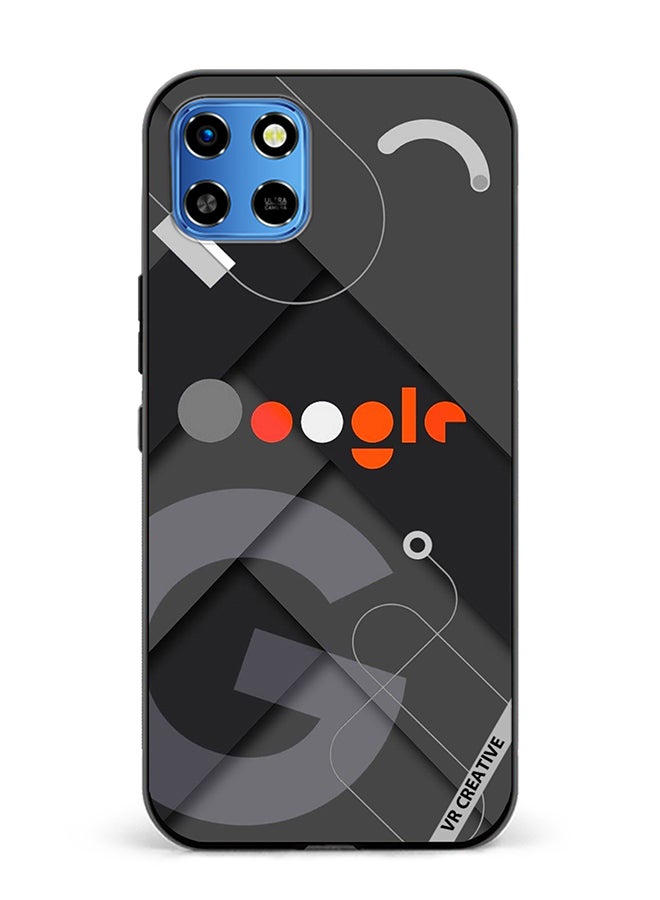 VR CREATIVE Protective Case Cover For Infinix Smart 6 HD Google Design Multicolour - Image 1