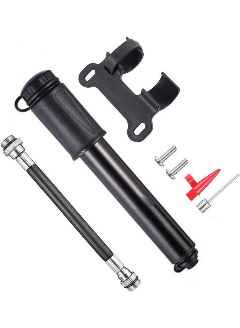 Arabest Mini Bike Pump Portable 80 PSI Bicycle Tire Pump Fits Presta and Schrader Valve,Lightweight & Pocket Size - Image 1
