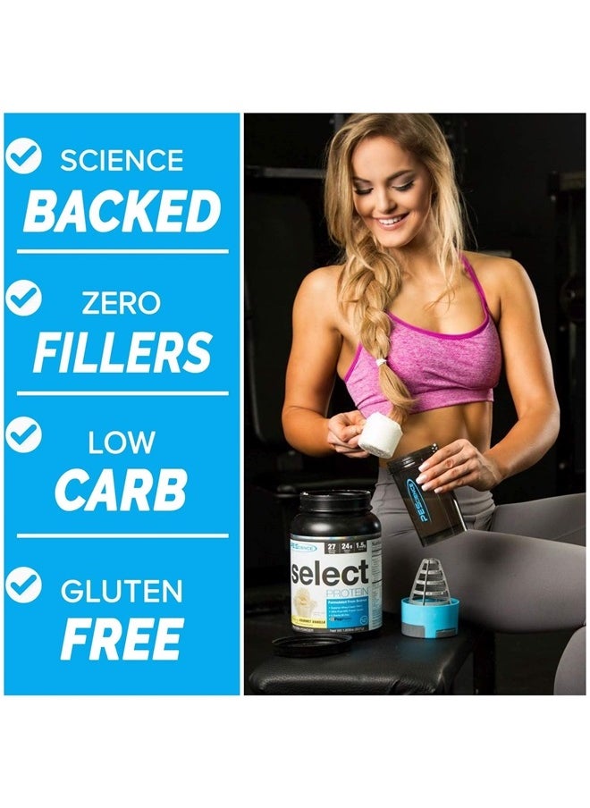PEScience - Select Low Carb Protein Powder, Strawberry Cheesecake, 27 Serving, Keto Friendly and Gluten Free - Image 1