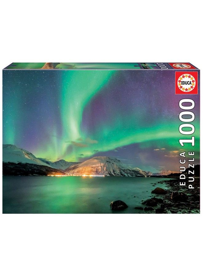 EDUCA Aurora Borealis 1000 Piece Jigsaw Puzzle Puzzle Glue Included Completed Image Measures 26.8" X 18.9" Ages 14+ (17967) - Image 2