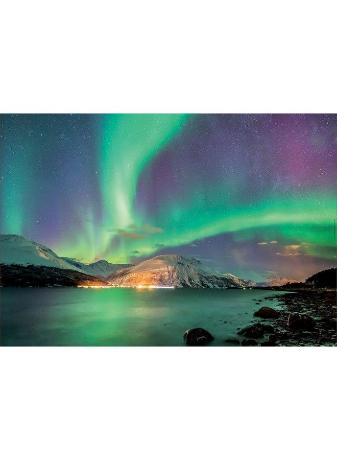 EDUCA Aurora Borealis 1000 Piece Jigsaw Puzzle Puzzle Glue Included Completed Image Measures 26.8" X 18.9" Ages 14+ (17967) - Image 3
