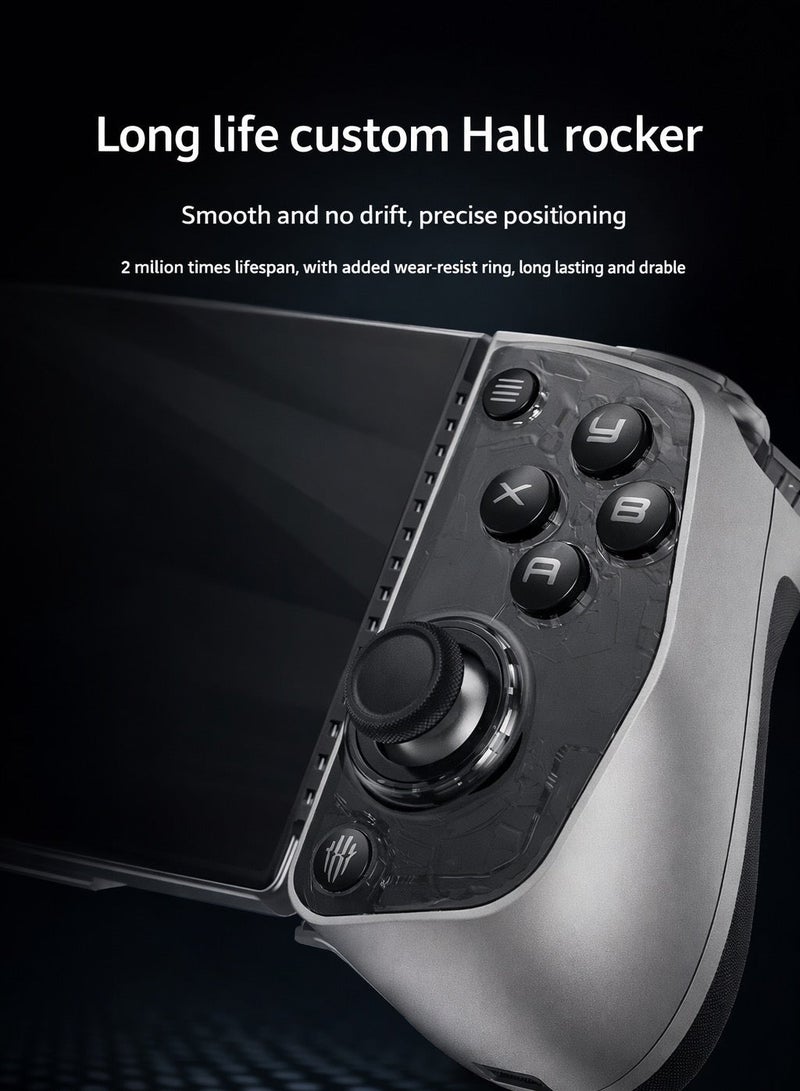 ريد ماجيك ذراع تحكّم ريدماجيك شادو بليد ٣ – قبضة مطاطية،  جيروسكوب بستة محاور، محرّك خطي، زرين كتف قابلين للبرمجة، عصا تحكّم بتقنية هال بدورة عمرية ٢ مليون مرة، اتصال بلوتوث، بطارية بقدرة 840 ميلي امبير، متوافق متعدد المنصات (أندرويد / آي أو إس / الكمبيوتر)، تصميم قابل للتمديد حتى ٢١٣ مم، متوافق مع ريد ماجيك استرا وهاتف ريدماجيك والآيفون والسامسونغ ( بدون مبرّد) - Image 4