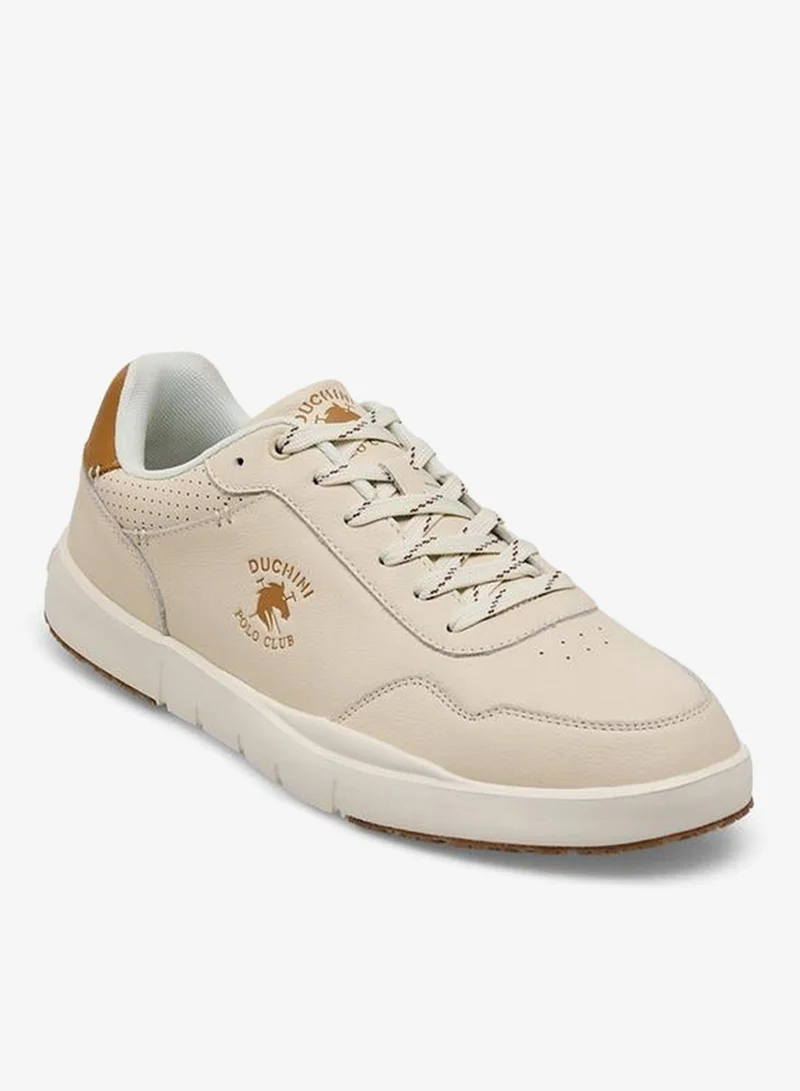 دوتشيني Men Logo Print Lace-Up Ankle Sneakers