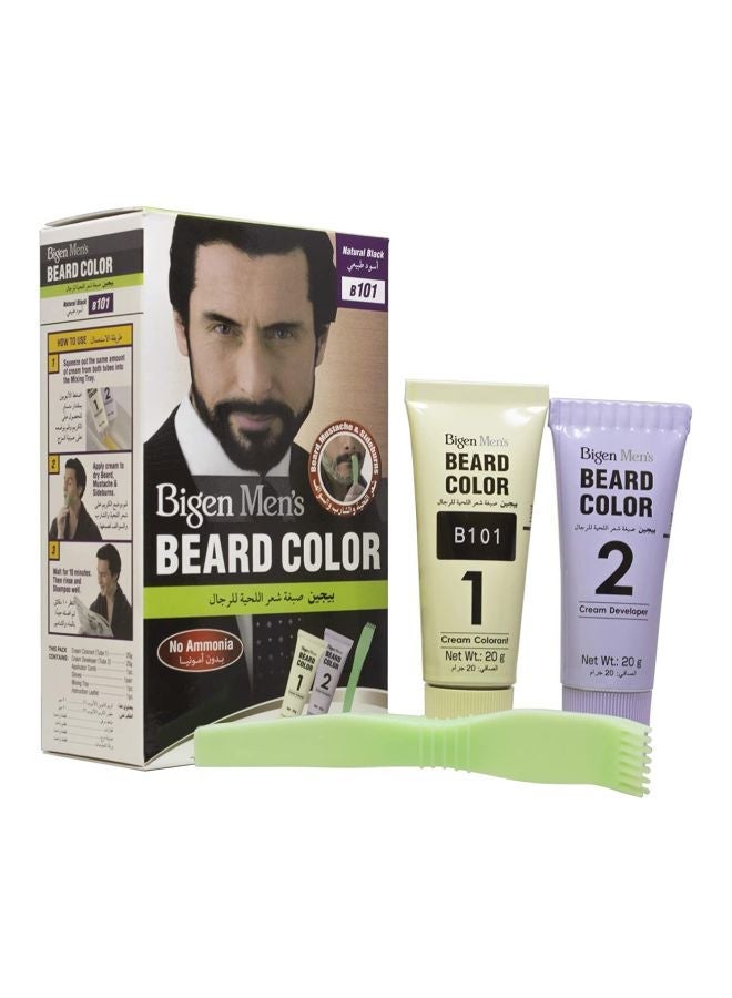 Bigen B101 Beard Color Natural Black 40grams - Image 1