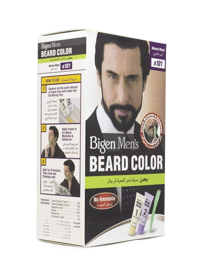 Bigen B101 Beard Color Natural Black 40grams - Image 2