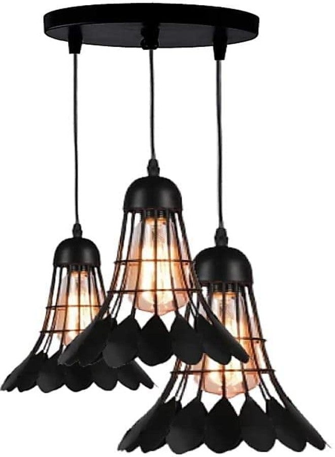 PRIYA LIGHT مصابيح معلقة بتصميم عصري من بريا لايت، على شكل كرة تنس الريشة وسدادة فلين، لتزيين المنزل - Image 1