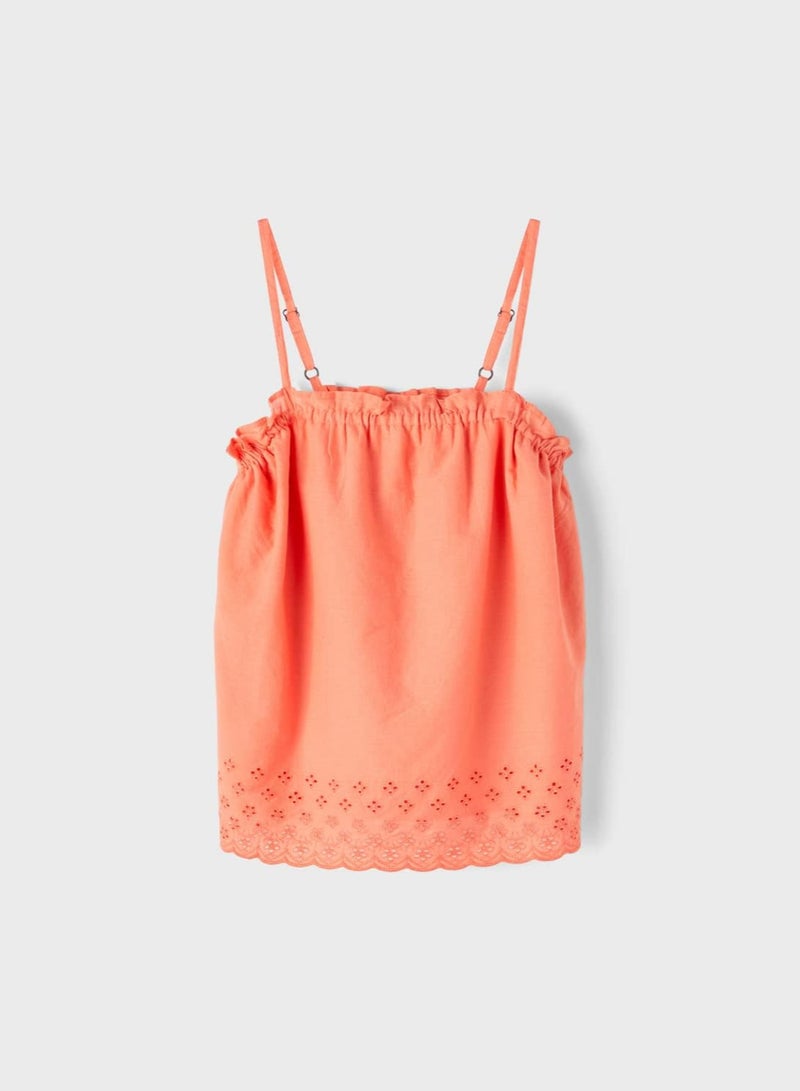 نيم ات أطلق عليها اسم بلوزة فيونا بحزام للبنات - Image 3