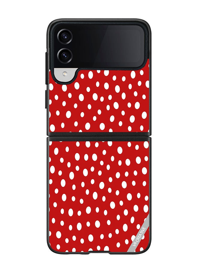 VR CREATIVE Protective Case Cover For Samsung Galaxy Z Flip4 Charlotte Design Multicolour - Image 1