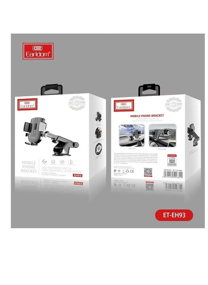 Earldom ET-EH93 mobilephone holder for car -black - Image 5