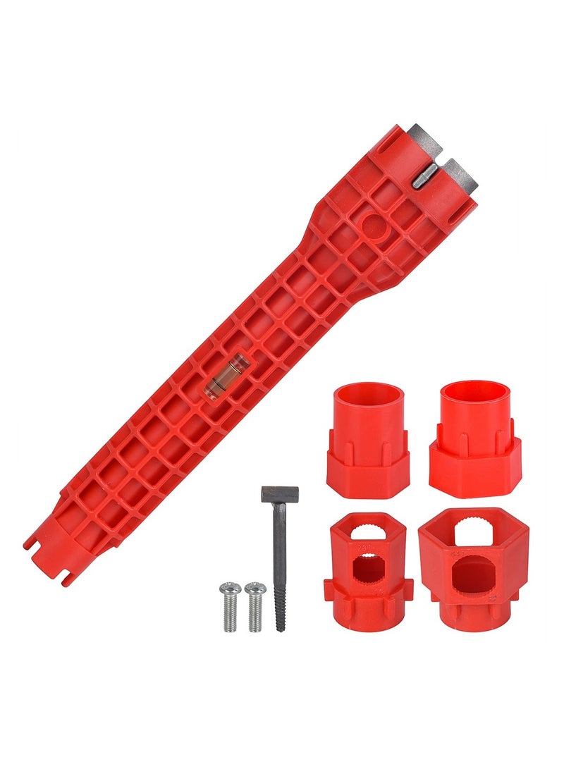 SYOSI 14-in-1 Faucet and Sink Installer, Faucet Tool Sink Wrench, Change Faucet Tool for Kitchen, Multifunctional Plumbing Under Sink Wrench, for Toilet Bowl, Sink, Bathroom, Kitchen Plumbing - Image 1