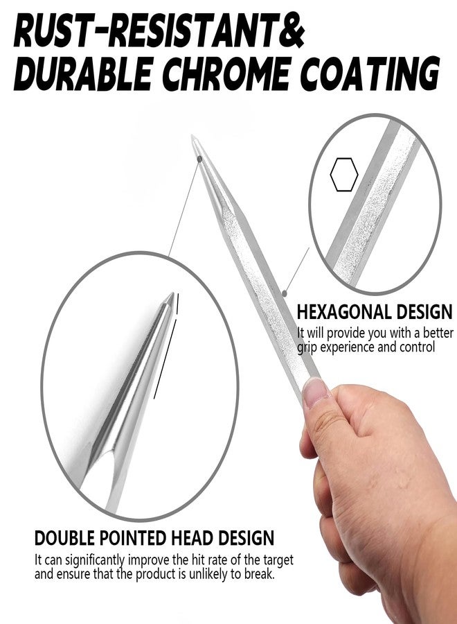 TACTICALEDGED.DOJO SteelPencil Large 0.47" Throwing Spike Set of 3, Heavier and Thicker, for Skilled Users, One-Piece Steel Throwing Ninja Gear, Series Upgrade from Original SteelPencil (12mm) - Image 3
