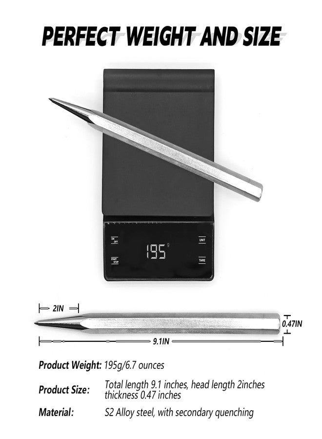 TACTICALEDGED.DOJO SteelPencil Large 0.47" Throwing Spike Set of 3, Heavier and Thicker, for Skilled Users, One-Piece Steel Throwing Ninja Gear, Series Upgrade from Original SteelPencil (12mm) - Image 2