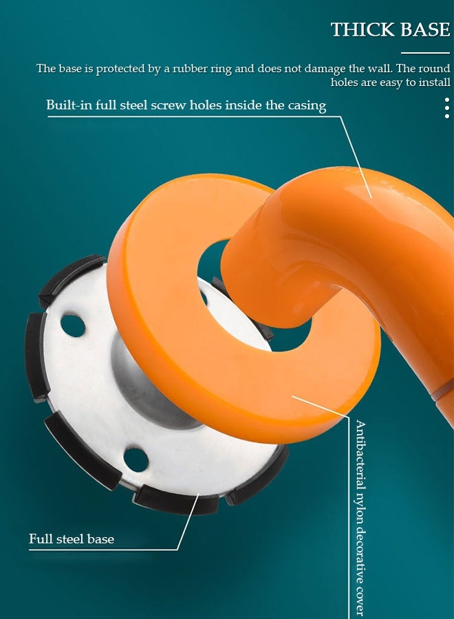 DUNISO Bathroom Grab Bar, Grab Bars for Bathtubs and Showers,Non-Slip Safety Grab Rails,Easy to Install Stainless Steel Wall-Mounted Hand Rails for Toilet, Bathtub, Shower & Kitchen, Concealed Screws, Elderly & Seniors - Image 5