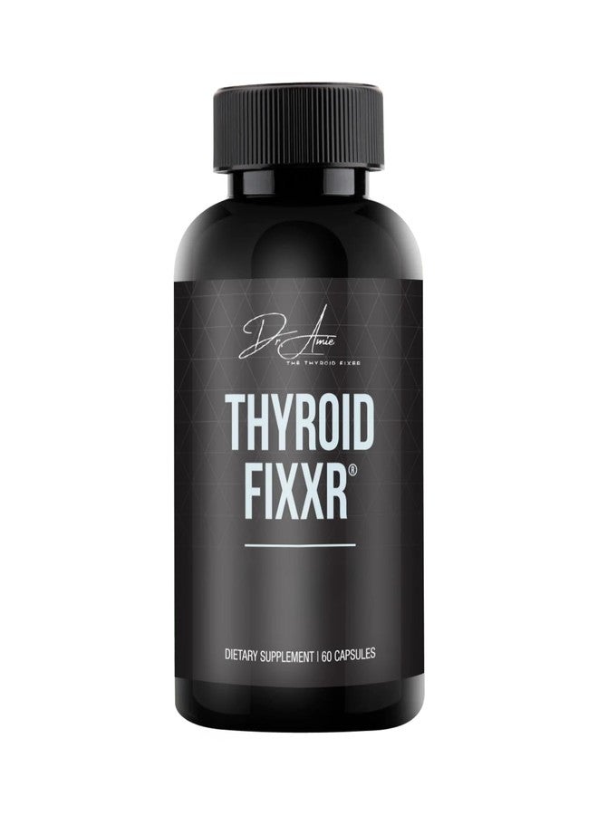 Fixxr Thyroid Support by Dr. Amie | T2 Thyroid Supplement | 30 Day Supply, 60 Capsules - Image 1